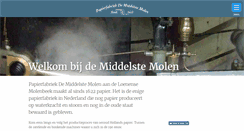 Desktop Screenshot of demiddelstemolen.nl